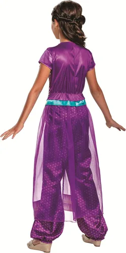 Vista 2 de Disfraz de princesa Jasmine Aladdin de Disney para niña