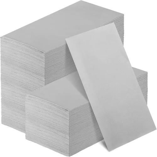 Vista 16 de Glenmal 60 servilletas de papel beige de 2 capas para invitados Servilletas de cóctel desechables para recepción de bodas, 13 x 16 pulgadas
