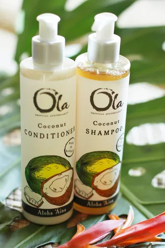 Vista 8 de Champú orgánico de coco Ola - 8 fl oz