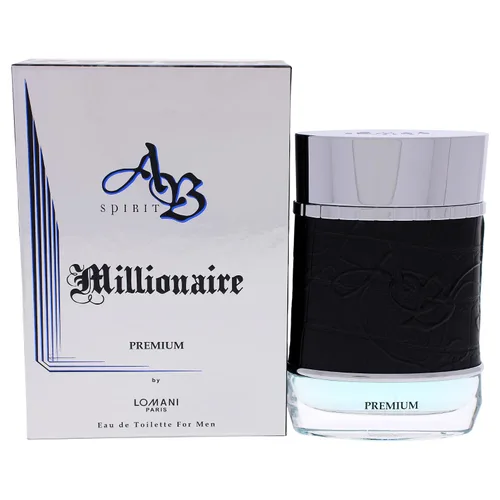 Vista 5 de Lomani Ab Spirit Millionaire - Eau de Toilette en espray para hombre, color dorado, 3.3 onzas
