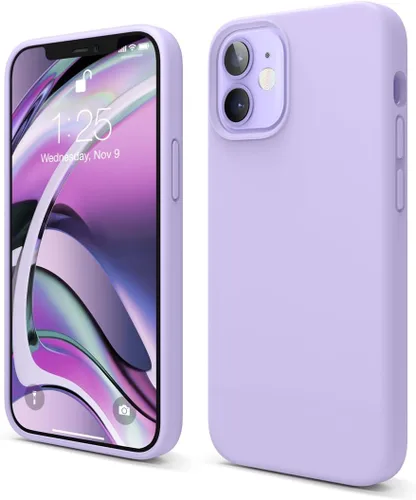 Vista 25 de elago - Carcasa de silicona líquida para iPhone 12 Mini, color negro Full Body Protective Cover, Shockproof, Slim Fit, Anti-Scratch Soft