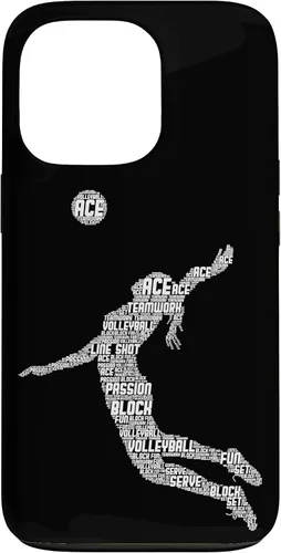 Vista 10 de Funda para iPhone 17 de voleibol para adolescentes y mujeres