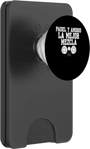 Vista 8 de Padel Y Amigos La Mejor Mezcla Paleta Pádel PopSockets Adhesivo PopGrip