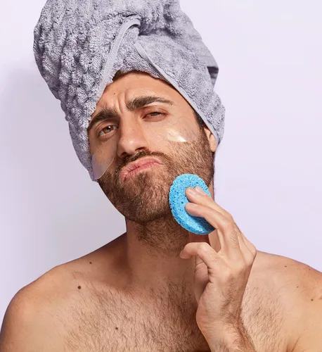 Vista 6 de 50 esponjas faciales comprimidas para limpieza diaria y exfoliación suave, esponja de celulosa 100% natural, perfecta para eliminar la piel muerta