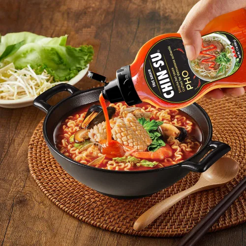 Vista 4 de Salsa picante vietnamita original para Ph, salsa picante CHIN-SU para un auténtico sabor de Ph y otras especialidades vietnamitas, salsa picante