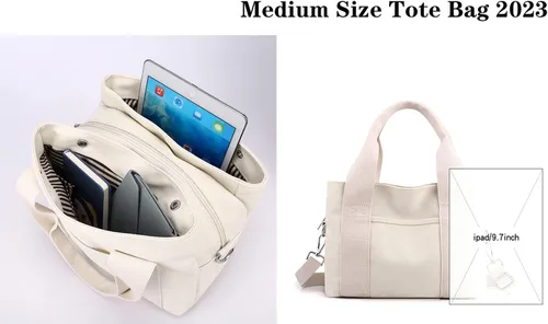 Vista 5 de Bolso de mano para mujer, bolso pequeño con estilo, mini bolso de mano, bolso de lona Hobo, bolso cruzado de moda, bolso de hombro, bolsa de viaje