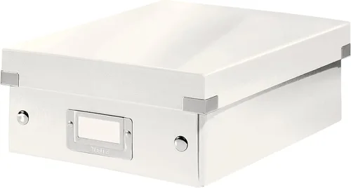 Vista 5 de Leitz Caja de almacenamiento A5, gama Click and Store 60430001 - Pequeña caja organizadora negra A4 Negro