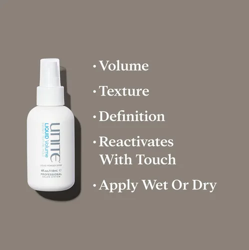 Vista 3 de UNITE Hair Volumen líquido - Instantáneo. Textura. Sostener, 4 onzas líquidas