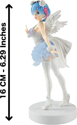 Vista 5 de Re Zero Rem Ballerina Version - Figura decorativa coleccionable Traje Rem Bunnt