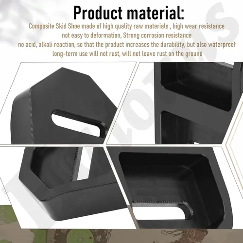 Vista 4 de AKS2400D 3130767001 - Juego de 2 quitanieves antideslizantes compatibles con EGO SNT2400, SNT2405 y SNT2406 2406 sopladores de nieve de 24 pulgadas