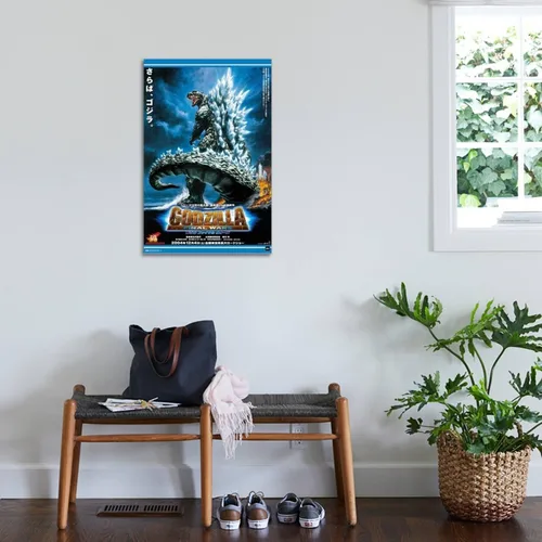 Vista 3 de Trends International Godzilla: Final Wars - Póster de pared de una hoja, 22.37 x 34.00 pulgadas, lienzo estirado
