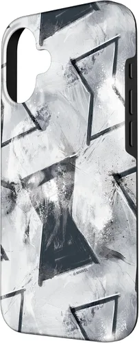 Vista 2 de iPhone 16 Marvel Black Widow Super Hero Reloj de arena Negro y Carcasa plateada