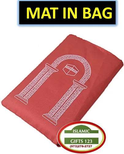 Vista 4 de 12 piezas mini bolsillo portátil de viaje oración oración alfombra Namaz alfombra islámica musulmana musallah plegable impermeable regalo Ramadán