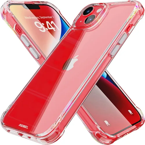 Vista 24 de Phone REBEL - Funda transparente para iPhone 14 Plus [Crystal Series Gen-4] Compatible con MagSafe Resistente, Antiarañazos, Sin Amarilleo