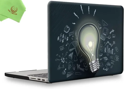 Vista 67 de UESWILL Funda de Carcasa Rígida Mate Compatible con MacBook Pro (Retina, 13 pulgadas, principios de 2015/2014/2013/finales de 2012), Modelo Negro