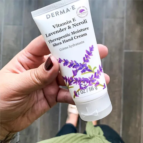 Vista 7 de derma e Vitamina E Lavanda y Neroli Crema de Manos Terapéutica Humectante de Karité, Aqua
