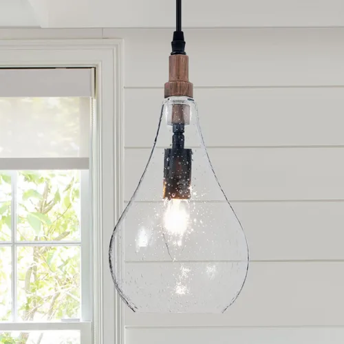 Vista 20 de Lámpara Colgante de Vidrio Moderna de Latón 1 Luz Individual con Cúpula Luminarias Colgantes para Isla de Cocina Comedor Pasillo, Diámetro 9 Latón