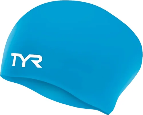 Vista 14 de Gorro de natación TYR, de silicona, ideal para pelo largo, no se arruga