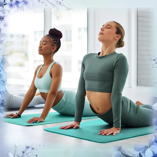 Vista 5 de Timgle Paquete de 6 alfombrillas de yoga antideslizantes a granel para ejercicio, esterilla de yoga gruesa, antideslizante, resistente a desgarros