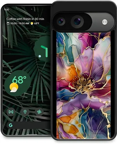 Vista 289 de Compatible con Google Pixel 4A 5G Mobile Case Creative Acrylic Back Panel Silicona Edge Case Slim Protección Especialmente para Google Pixel 4A 5G