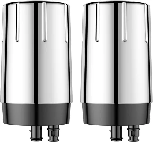 Vista 10 de Fil-Fresh Paquete de 3 filtros de agua de repuesto para sistema de filtración de grifos Brita®, certificado NSF para reducir el cloro, sin BPA, dura