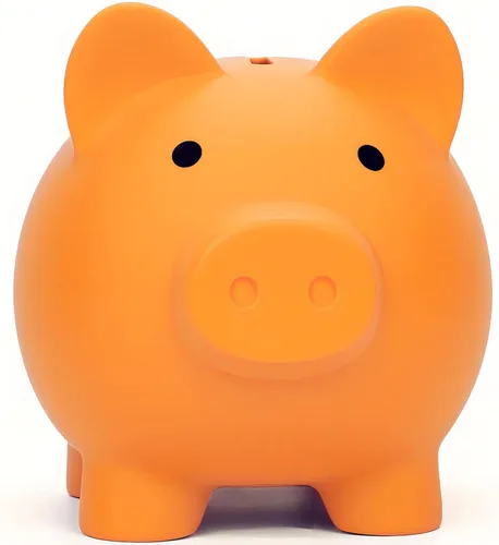 Vista 8 de Alcancía para Sbrvaniy Piggy Coin Banks para niños y niñas, mi primer banco de dinero de plástico irrompible tamaño S/M/L decoración ahorro Navidad
