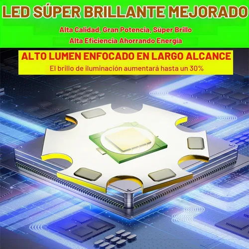 Vista 6 de Linterna LED solar reflector linterna linterna de mano proyector luces