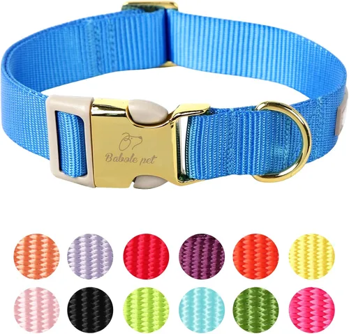 Vista 22 de Lindo Collar de Corduroy para Perro - Collar Ajustable Negro para Perros Pequeños de 4-10lbs, Resistente al Desvanecimiento con Cierre Seguro