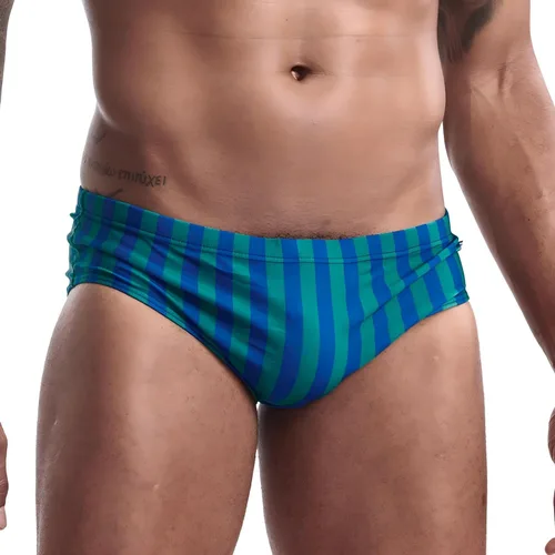 Vista 24 de AIMPACT Traje de baño de secado rápido de los hombres impresos con cordón