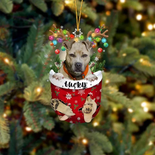 Vista 32 de Adorno de Navidad personalizado para perro Airedale Terrier en bolsillo de nieve, adorno para árbol de Navidad, idea de regalo para amantes