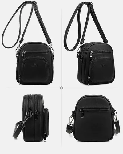 Vista 8 de FADEON Monederos pequeños para mujer, bolsos cruzados de cuero sintético de diseñador, mini bolso cruzado para viaje, bolsa de hombro, ranuras