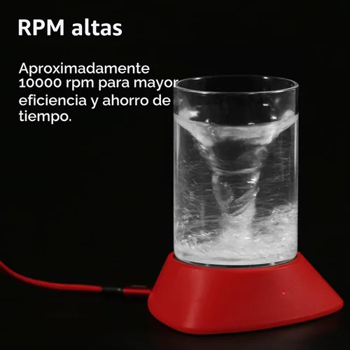 Vista 4 de DSPIAE Mezclador agitador eléctrico de pintura, herramienta de mezcla magnética