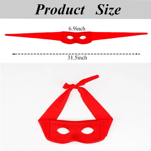 Vista 8 de 4 piezas de máscara de ojos para disfraz de Halloween, accesorios de cosplay de héroe, fiesta de disfraces