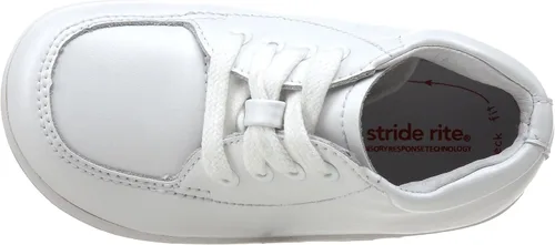 Vista 4 de Stride Rite SRT - Tenis de cuero Grayson para bebés y niños pequeños