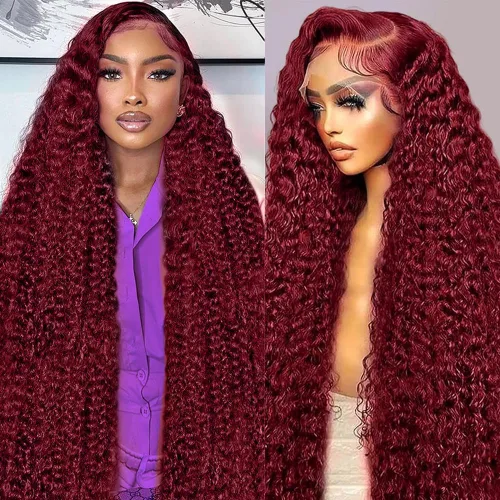 Vista 24 de Pelucas cortas de 10 pulgadas estilo Bob 13x4 con ondas profundas, peluca de pelo humano estilo Bob con encaje frontal HD de 200% de densidad