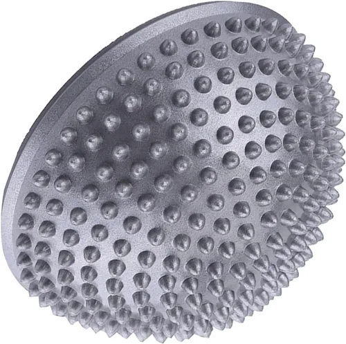 Vista 9 de VGEBY Bola de masaje semicírculo, masaje de pies, media bola, equilibrio, kit de puntas para tejido profundo (color plateado)