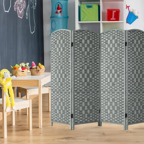 Vista 12 de HALLYBEE Divisor de habitación pequeño, pantalla de privacidad, separadores de habitación cortos y pantallas de privacidad plegables, divisiones