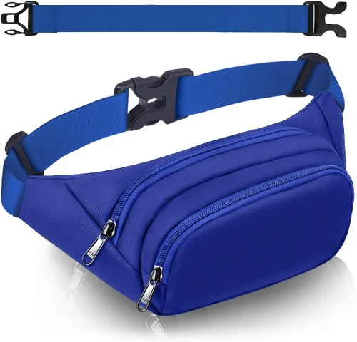 Vista 14 de Riñonera grande para mujeres y hombres – Riñonera Syican con 3 bolsillos con cremallera, regalos para disfrutar de deportes, viajes, entrenamiento