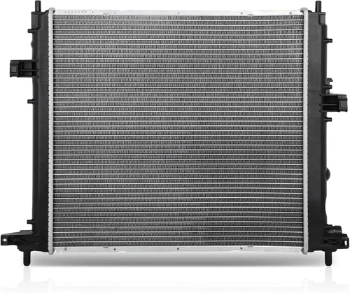 Vista 46 de SCITOO Conjunto de radiador de aluminio refrigerante del motor para 1986-1994 para Nissan D21 2.4L 3.0L 1987 para Nissan para Pathfinder 2.4L
