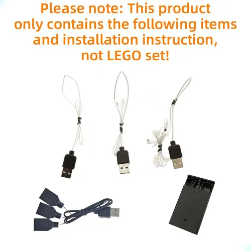 Vista 3 de GEAMENT Kit de luz LED (control de gestos) compatible con Lego Ideas Fender Stratocaster - Juego de iluminación para ideas 21329
