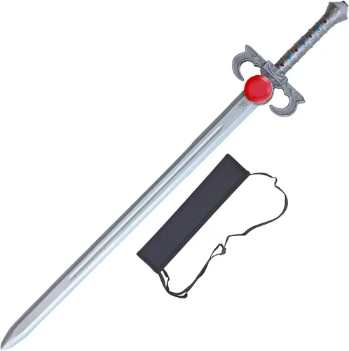 Vista 8 de Armory Replicas™ Premium Foam Fantasy Swords Collection – LARP, Cosplay, and Costume Props with Carrying Belt