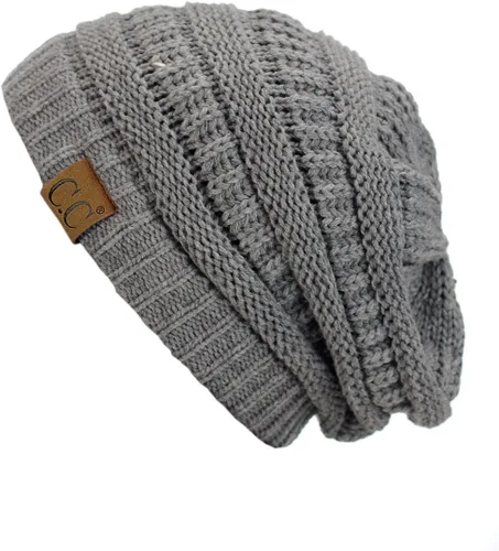 Vista 299 de C.C Trendy Warm Chunky Soft Stretch Cable Knit Beanie