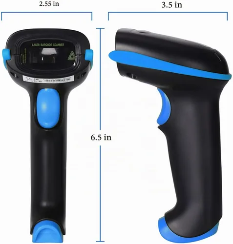 Vista 6 de WoneNice lector de código de barras con cable USB inalámbrico del escáner