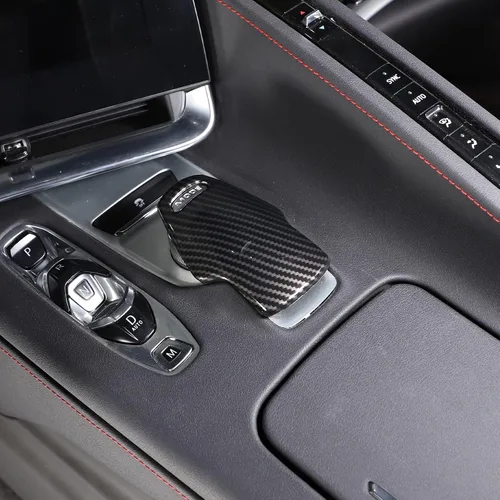 Vista 4 de CHEAYAR Cubierta de la palanca de cambios compatible con Corvette C8 Z06 Z51 2020 2021 2022 2023, cubierta de perilla selectora de modo ABS