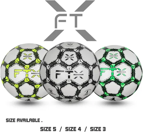 Vista 3 de FTX Balón de fútbol juvenil para entrenamiento, pelotas de fútbol tamaño 3, tamaño 4 y tamaño 5 en varios colores para niños y niñas