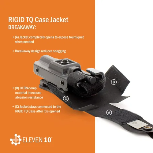 Vista 3 de Eleven 10 Chaqueta para el estuche rígido TQ para torniquete C-A-T, Coyote