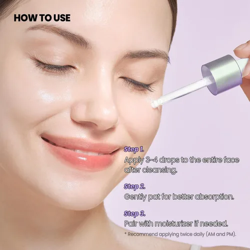 Vista 3 de Glam Up Suero Bakuchiol y ácido hialurónico – Suero alternativo al retinol antienvejecimiento, líneas finas difuminadas, antiarrugas, encogimiento