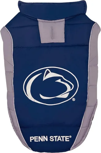 Vista 25 de Pets First Collegiate Clemson Tigers - Chaleco acolchado para perros y gatos. Talla S. Abrigo cálido, acogedor e impermeable, para perros y gatos