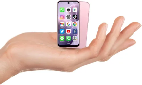 Vista 8 de 3G Mini Smartphone Sistema Android Desbloqueado Pantalla Táctil HD de 3.88 pulgadas Mini Teléfono Cámaras Duales SIM Dual Móvil Compacto Adecuado