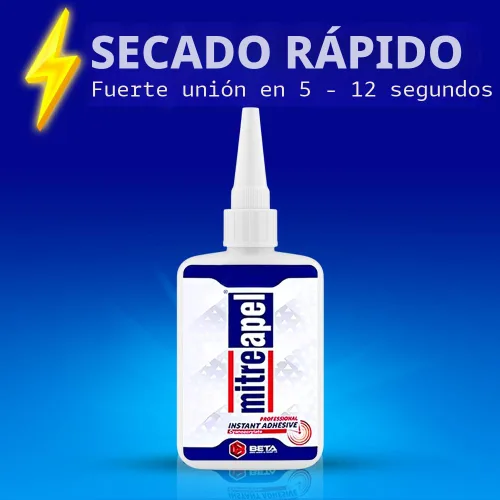Vista 5 de MITREAPEL Pegamento CA con activador (0.80 oz - 3.30 fl oz) Adhesivo de cianoacrilato profesional instantáneo y acelerador de súper pegamento